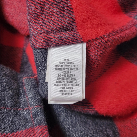 Bonobos Buffalo Plaid Flannel Button Down Shirt - Picture 5 of 6